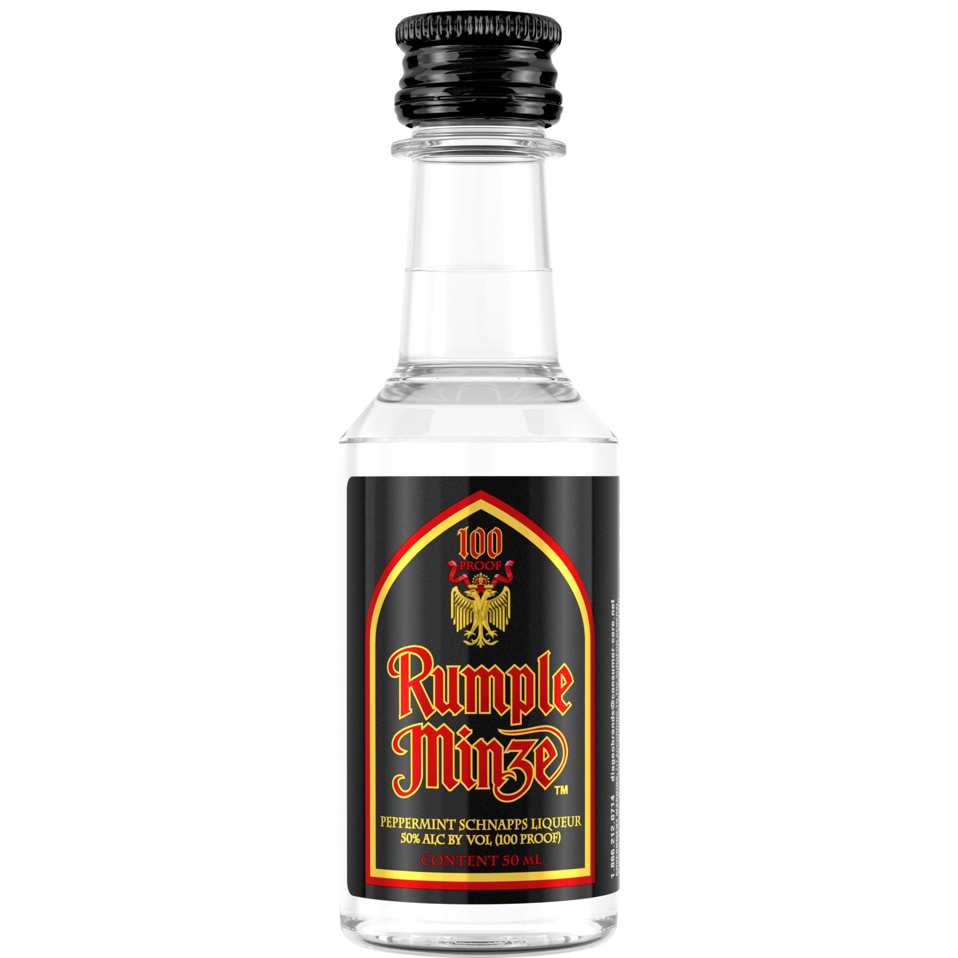 slide 1 of 4, Rumple Minze Peppermint Schnapps, 50 ml