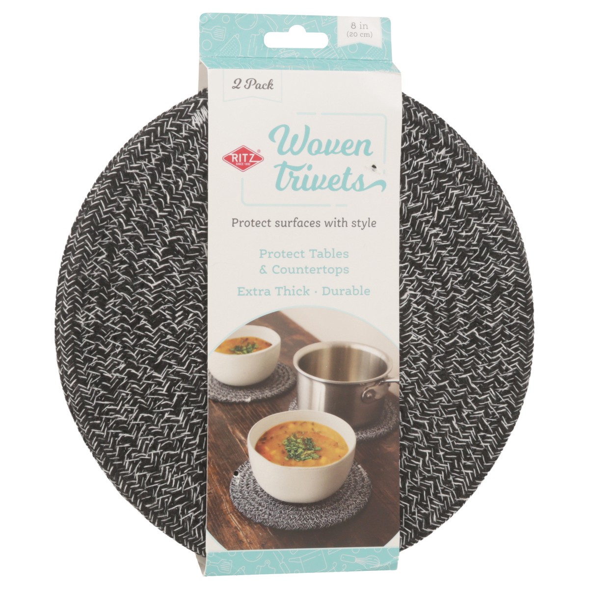 slide 8 of 12, Woven Trivets, 2 ct