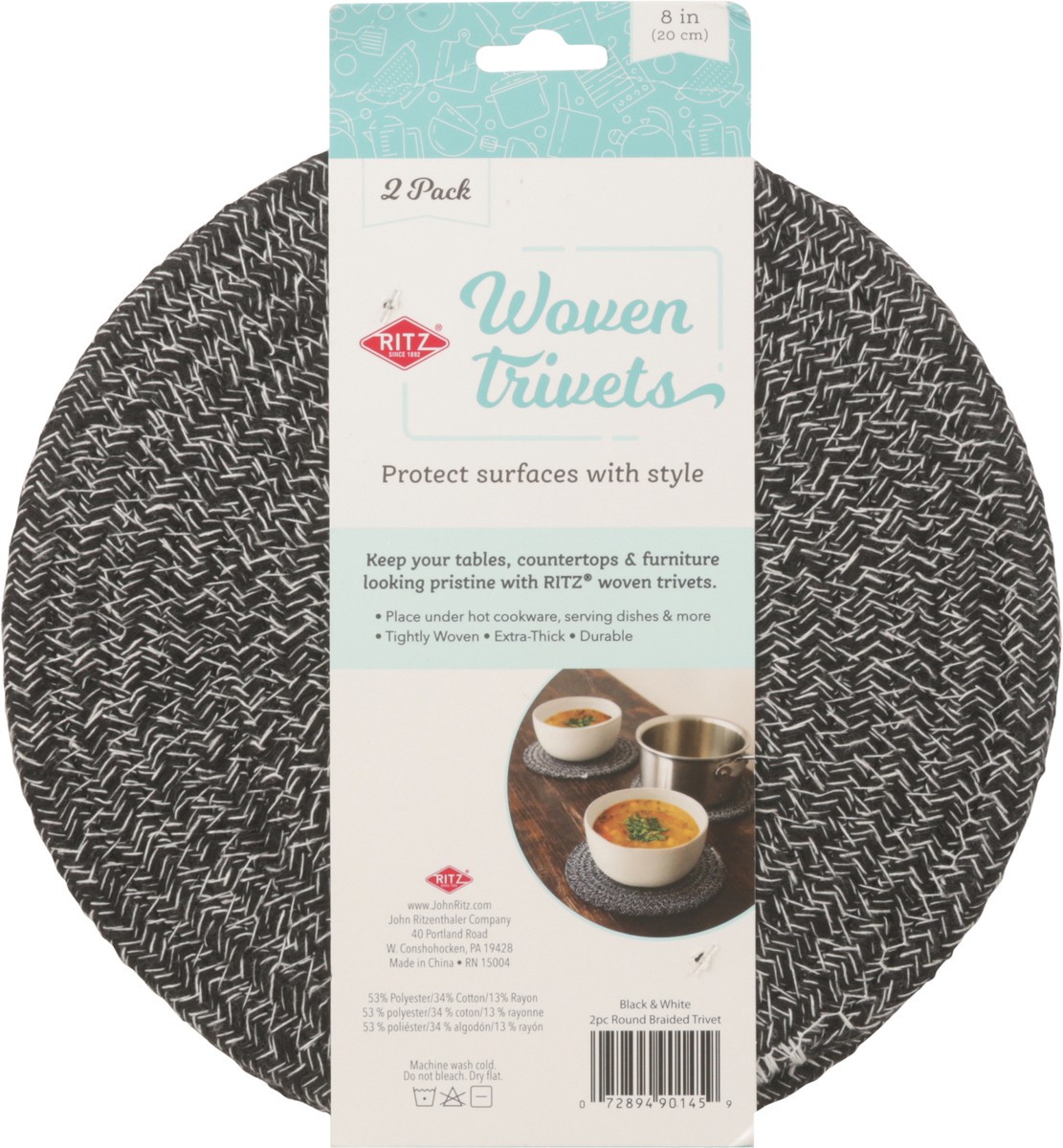 slide 7 of 12, Woven Trivets, 2 ct