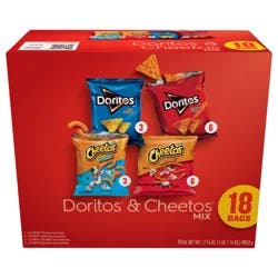 Frito-Lay Doritos & Cheetos Mix Variety Pack - 18 ct