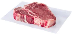 Beef Loin T-Bone Steak Service Case - 2.25 Lb