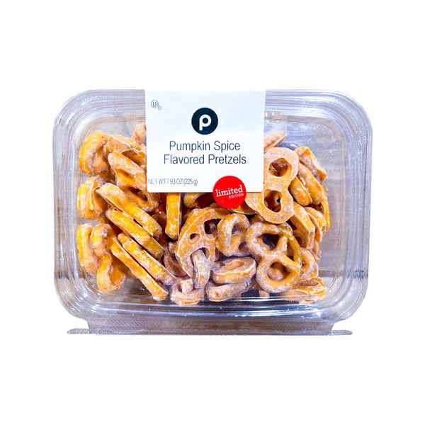 slide 1 of 1, Publix Pumpkin Spice Flavored Pretzels, 1 ct