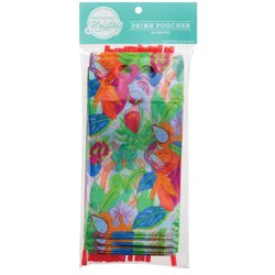 Destination Holiday Floral Drink Pouches, 20 ct