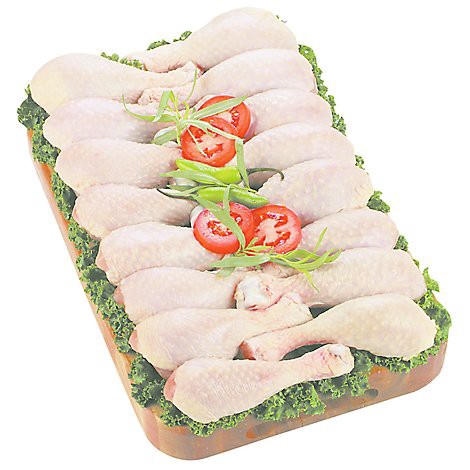 slide 1 of 1, Meat Counter Chicken Wings Drummettes Seasoned Fresh Service Case - 1.00 LB, per lb
