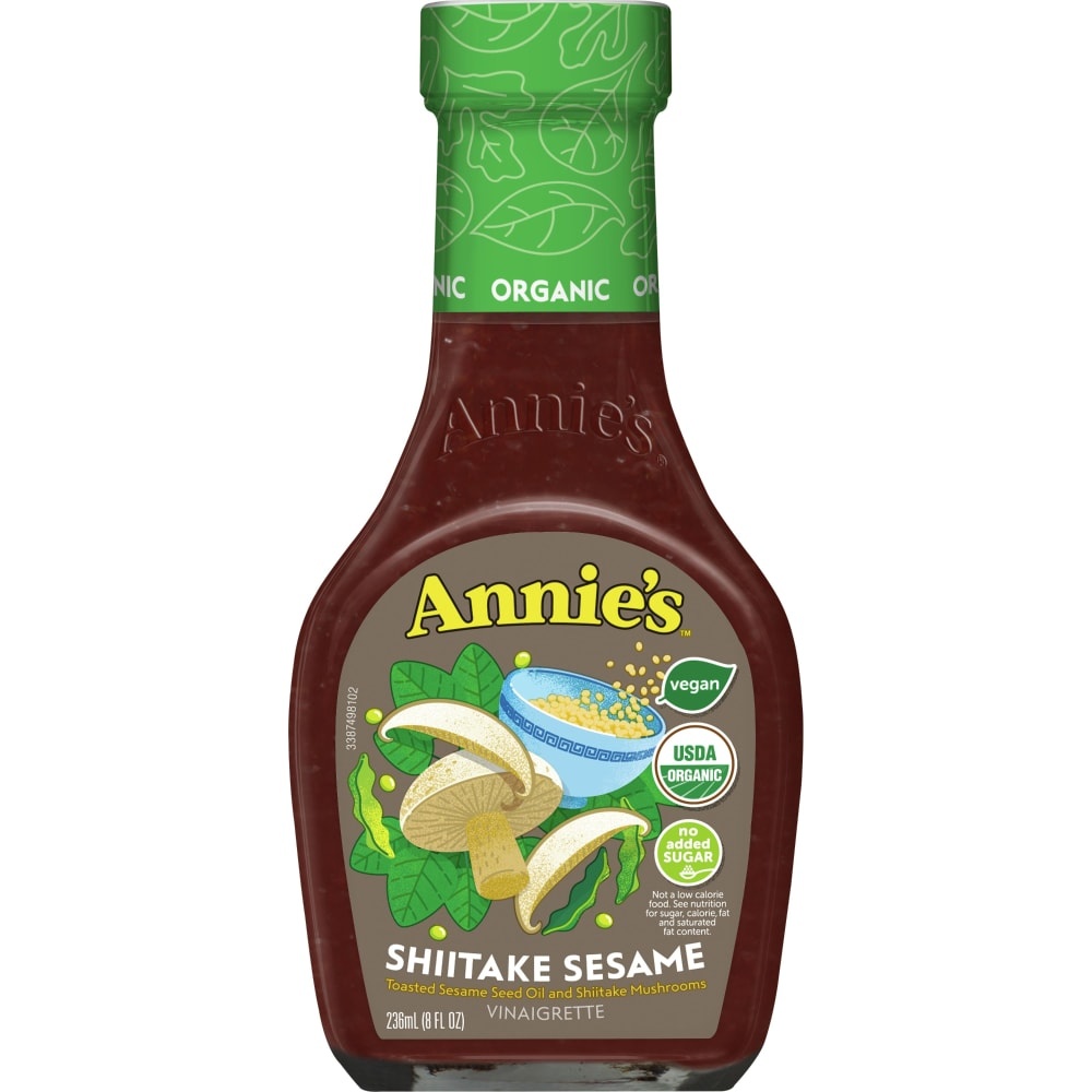 slide 1 of 1, Annie's Naturals Organic Shiitake & Sesame Dressing, 8 oz