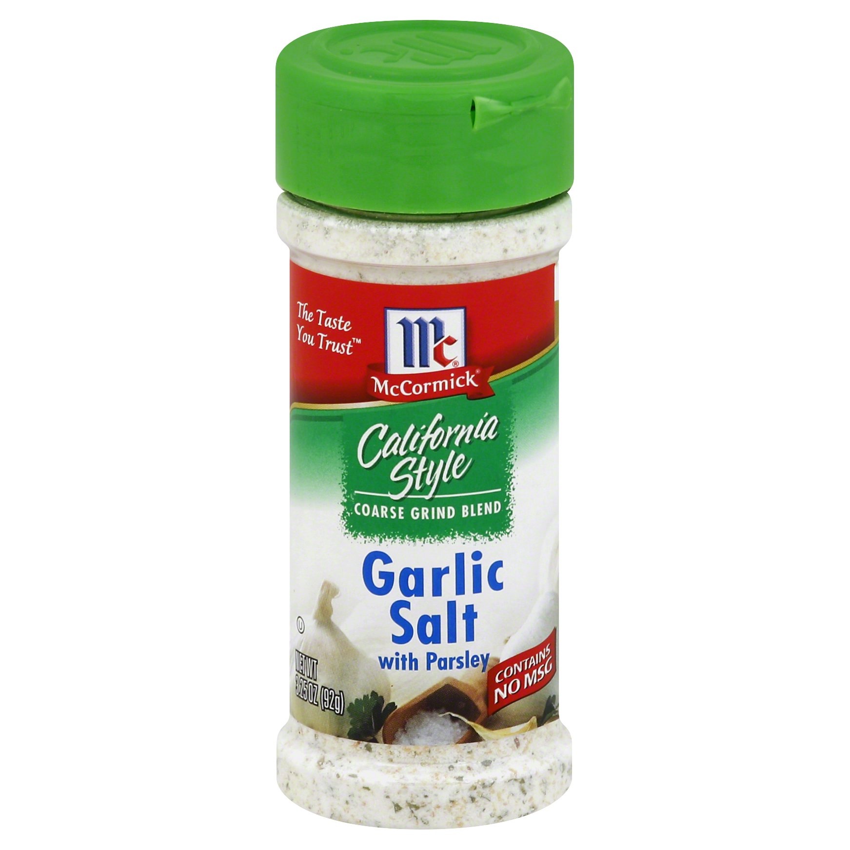 slide 1 of 1, McCormick California Style Garlic Salt With Parsley, 3.25 oz