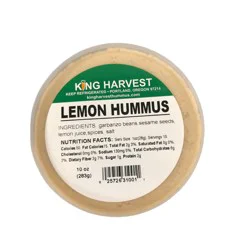 King Harvest Hummus Lemon - 8 Oz