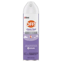OFF! Clean Feel 20% Picaridin Insect Repellent Aerosol, 7.5oz