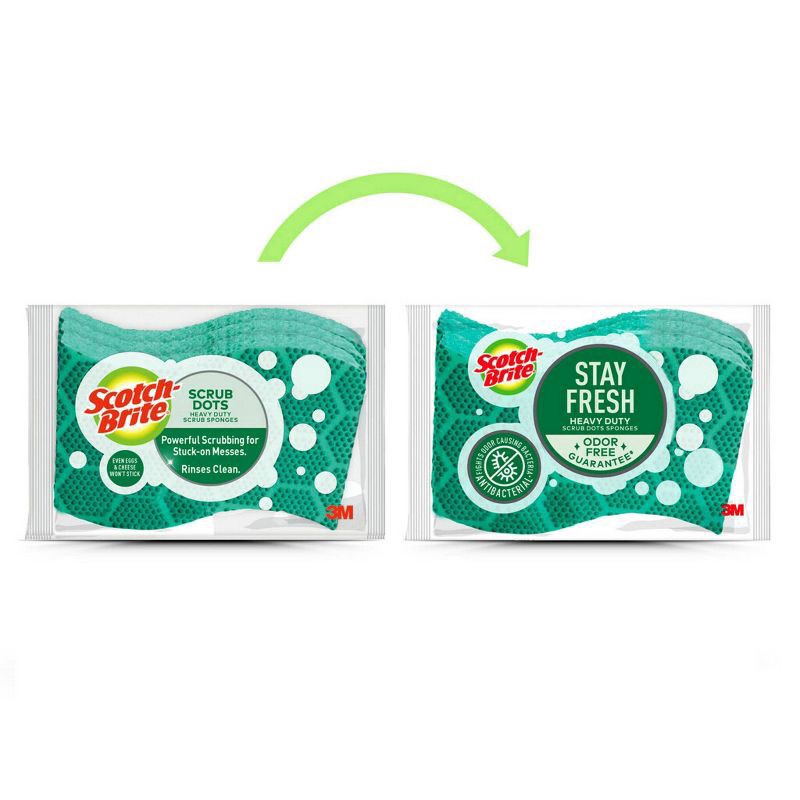 slide 8 of 9, Scotch-Brite Scrub Sponges 6 ea, 6 ct