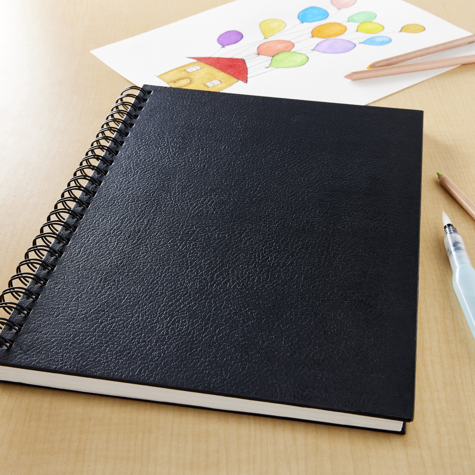 slide 3 of 5, Canson Artist Series Wire Bound Sketchbook, 9 in x 12 in