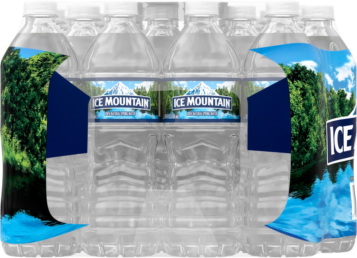 slide 8 of 8, ICE MOUNTAIN Brand 100% Natural Spring Water, 16.9-ounce plastic bottles (Total of 28), 28 ct; 16.9 fl oz