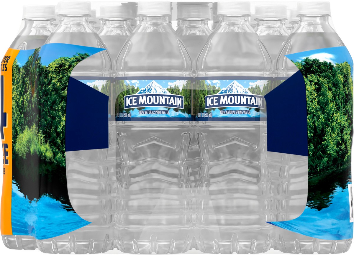 slide 5 of 8, ICE MOUNTAIN Brand 100% Natural Spring Water, 16.9-ounce plastic bottles (Total of 28), 28 ct; 16.9 fl oz