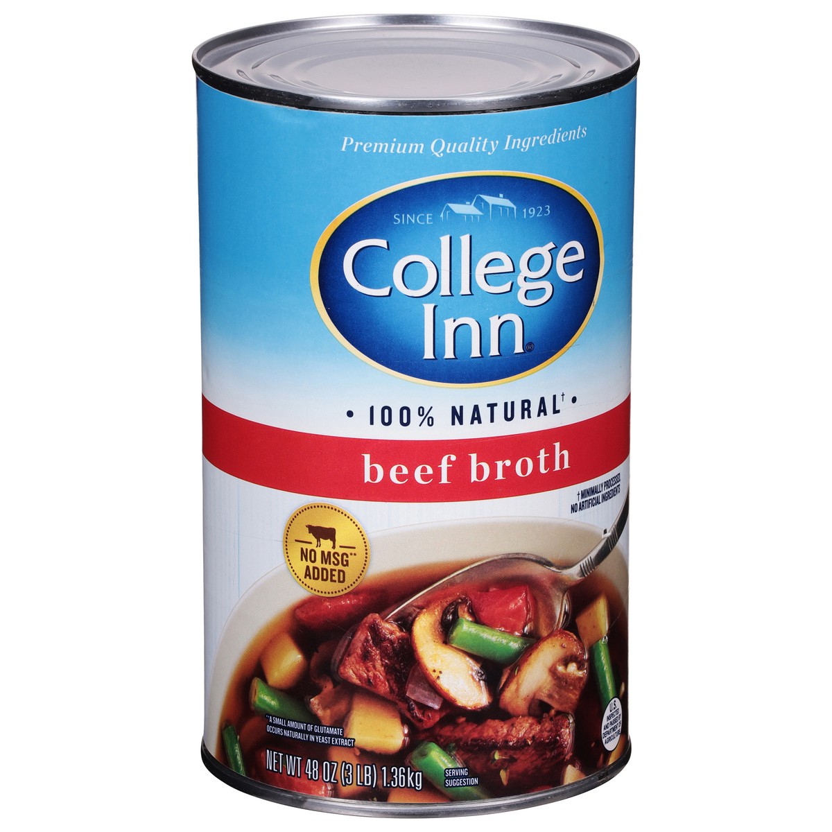 slide 4 of 9, College Inn Beef Broth 48 oz, 48 oz