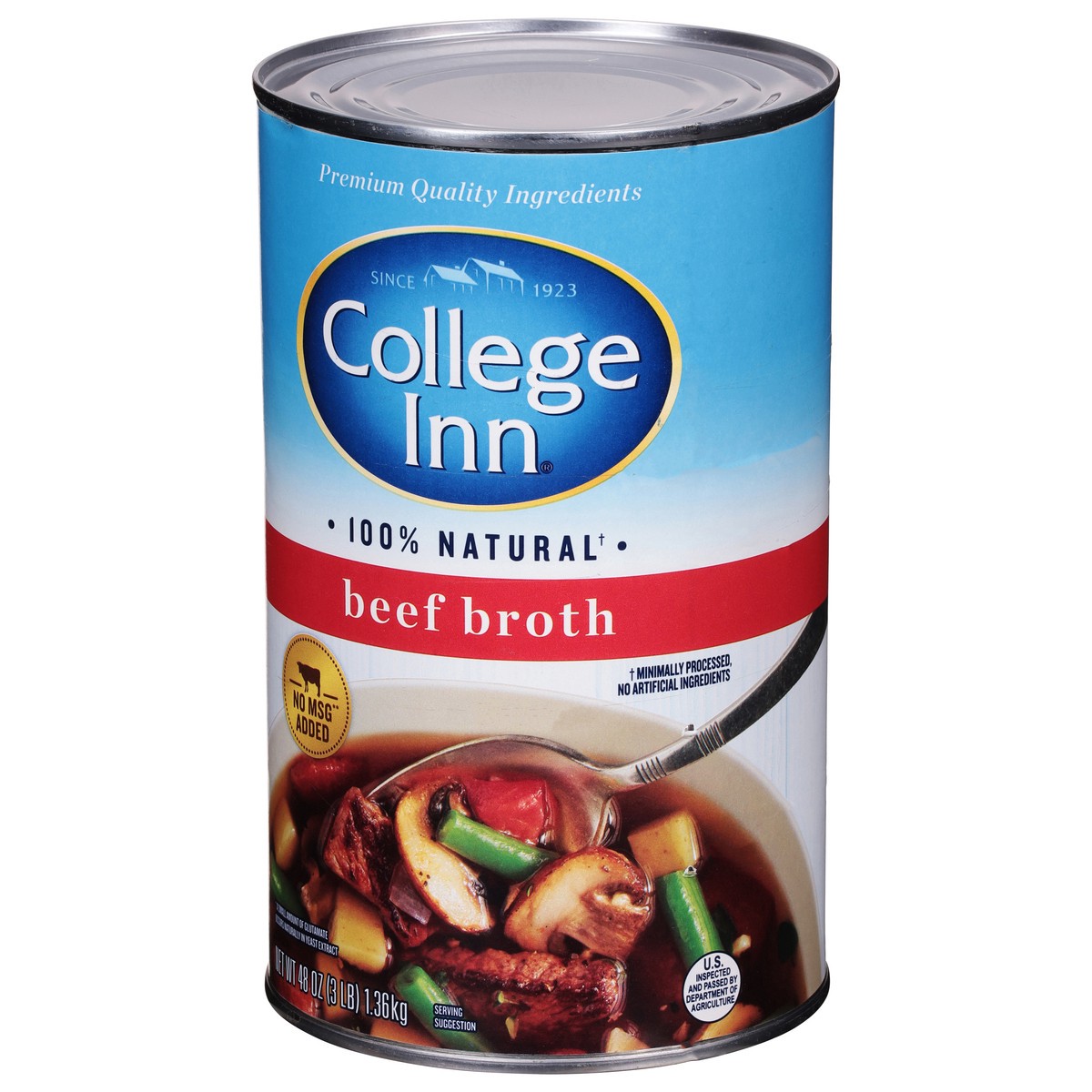 slide 6 of 9, College Inn Beef Broth 48 oz, 48 oz