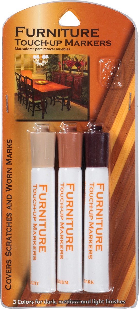 slide 6 of 12, Jacent Furniture Touch-Up Markers 3 3 ea, 3 ct