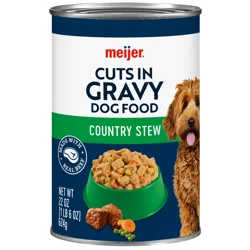 Meijer Wet Dog Beef Cuts In Gravy, 22 Oz