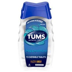 TUMS Chewable Antacid Tablets for Ultra Strength Heartburn Relief