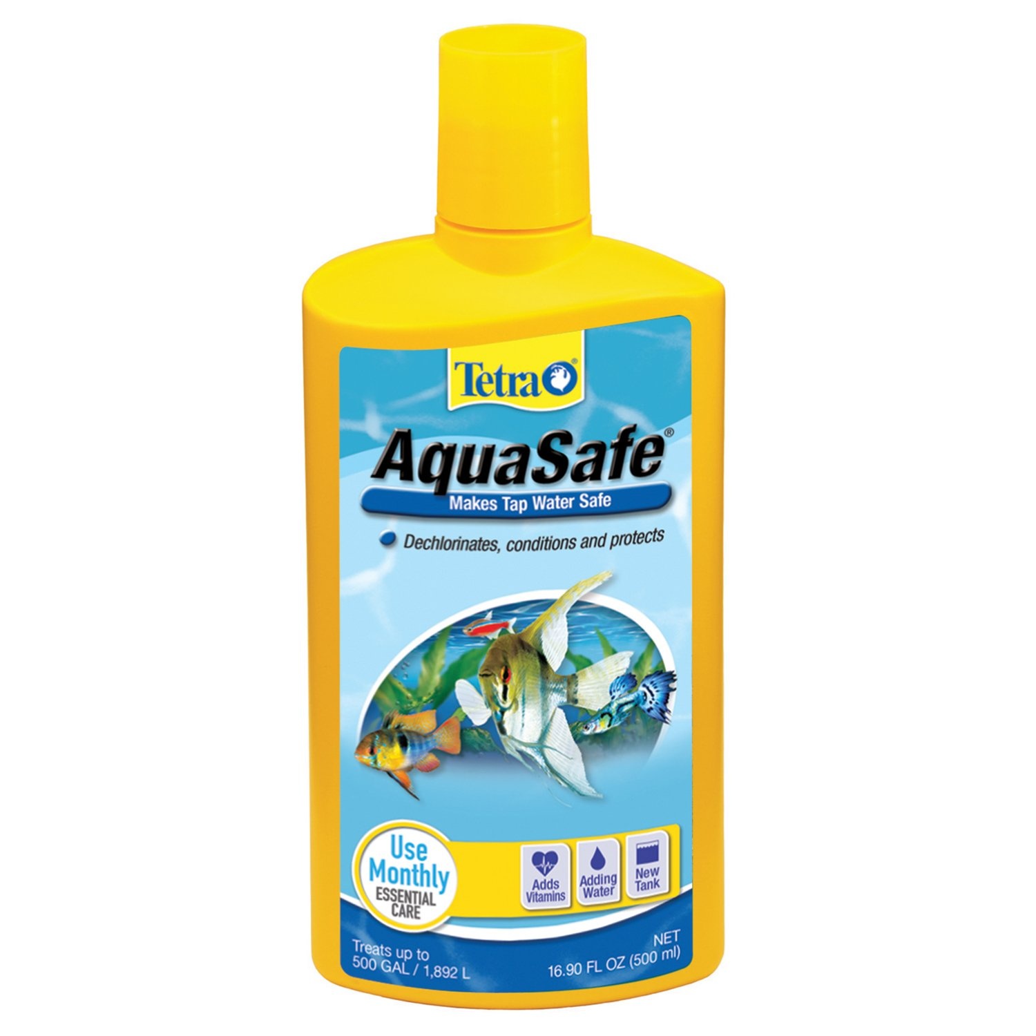 slide 1 of 1, Tetra AquaSafe Water Conditioner, 16.9 fl oz