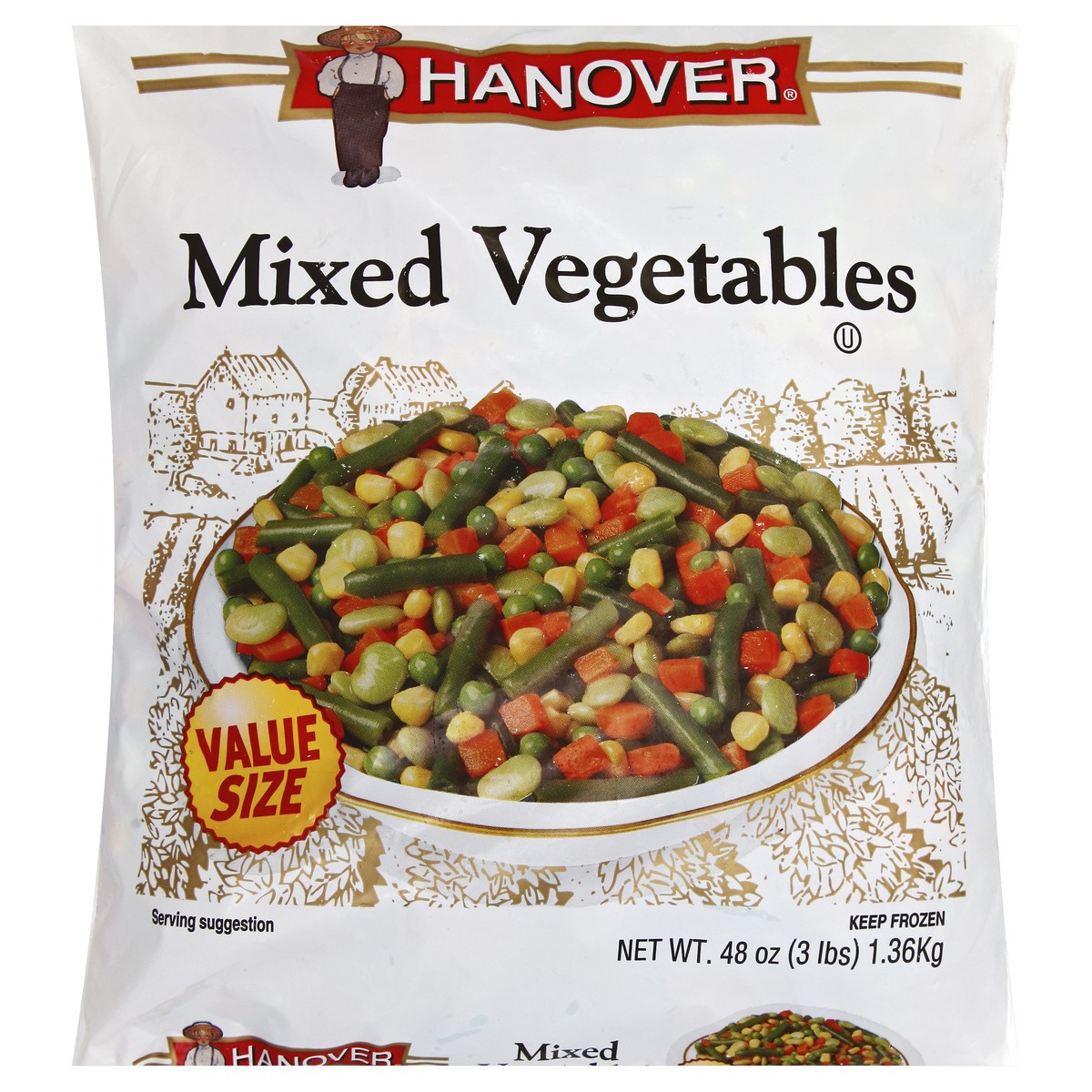 slide 4 of 6, Hanover Vegetables 48 oz, 48 oz
