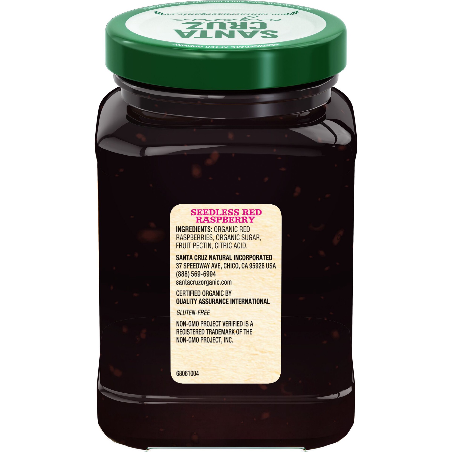 slide 2 of 2, Santa Cruz Organic Seedless Red Raspberry Fruit Spread, 9.5 oz