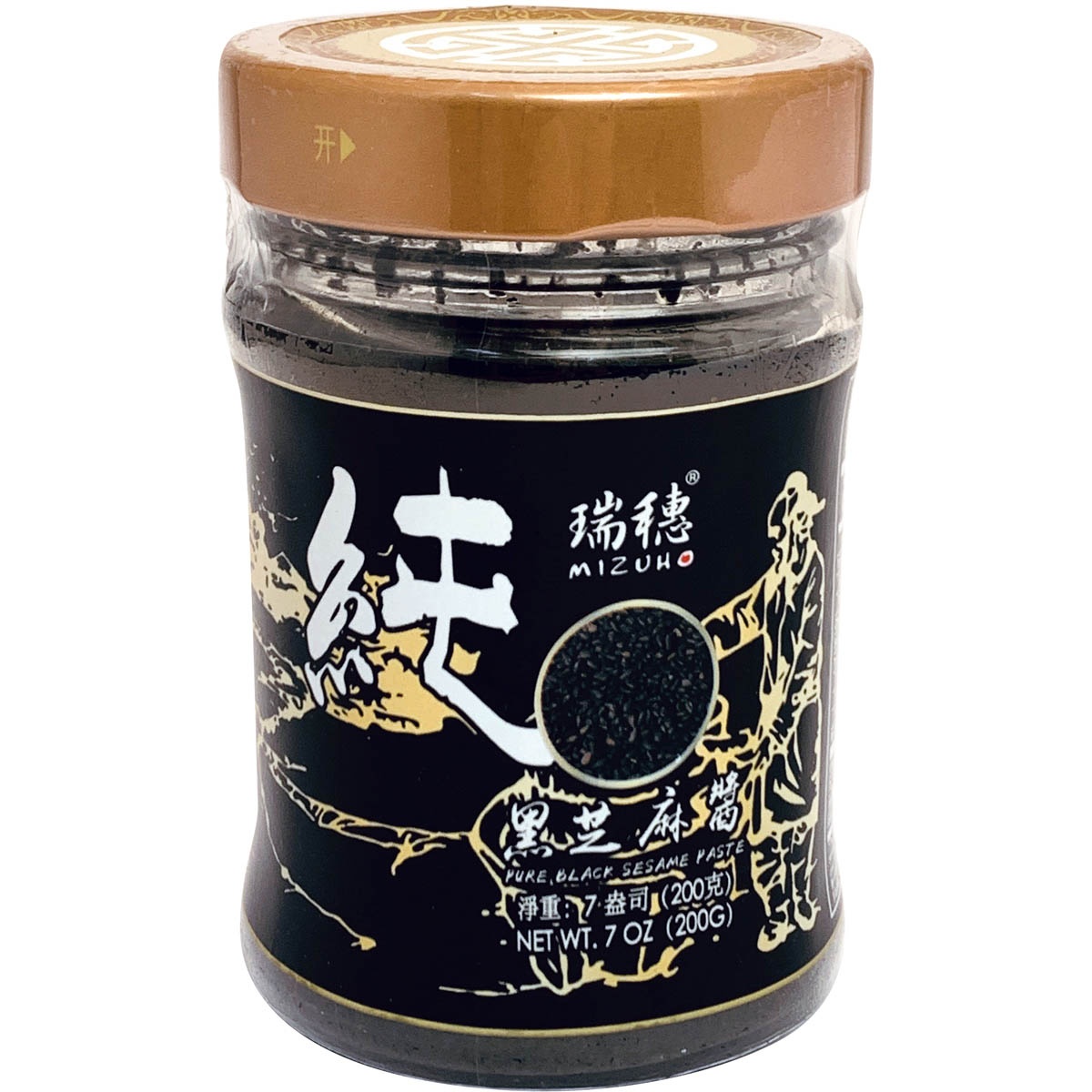 slide 1 of 1, Mizuho Pure Black Sesame Paste, 7 oz