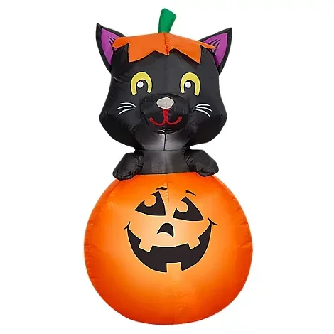 slide 1 of 1, Gem 3.5ft Black Cat Airblown - EA, 1 ct