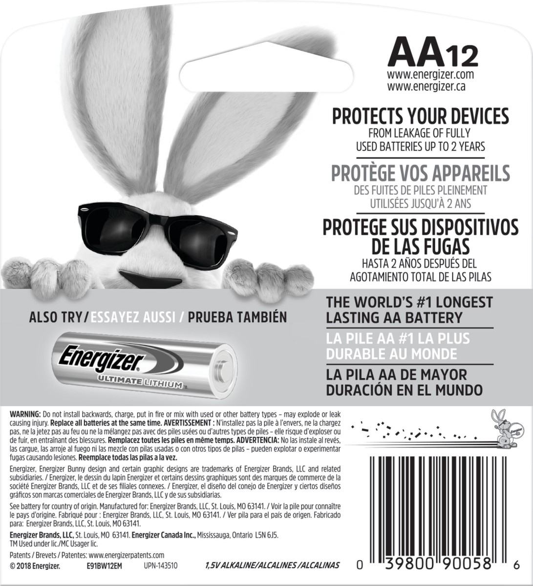 slide 4 of 5, Energizer Max AA 12-Pack, 12 ct