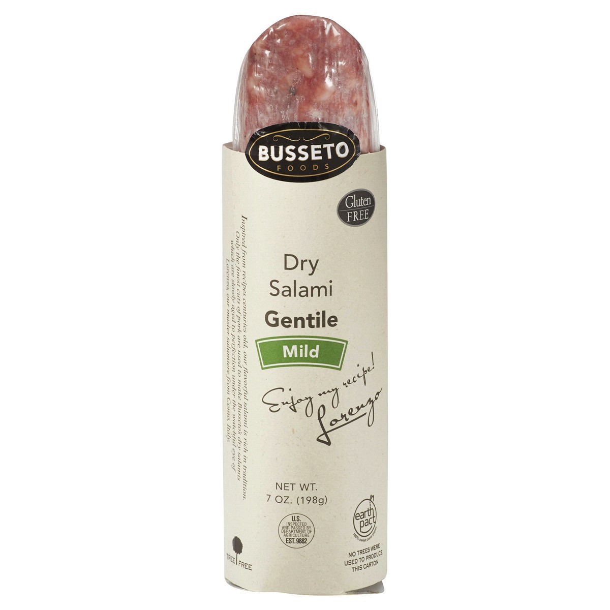 slide 1 of 5, Busseto Foods Busseto Gentile Dry Salami, 105 oz