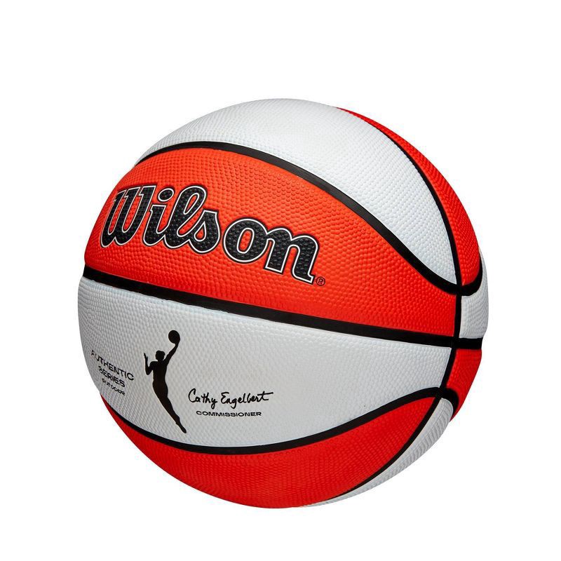 slide 3 of 6, Wilson WNBA Authentic Size 6 Outdoor Basketball, Size 6