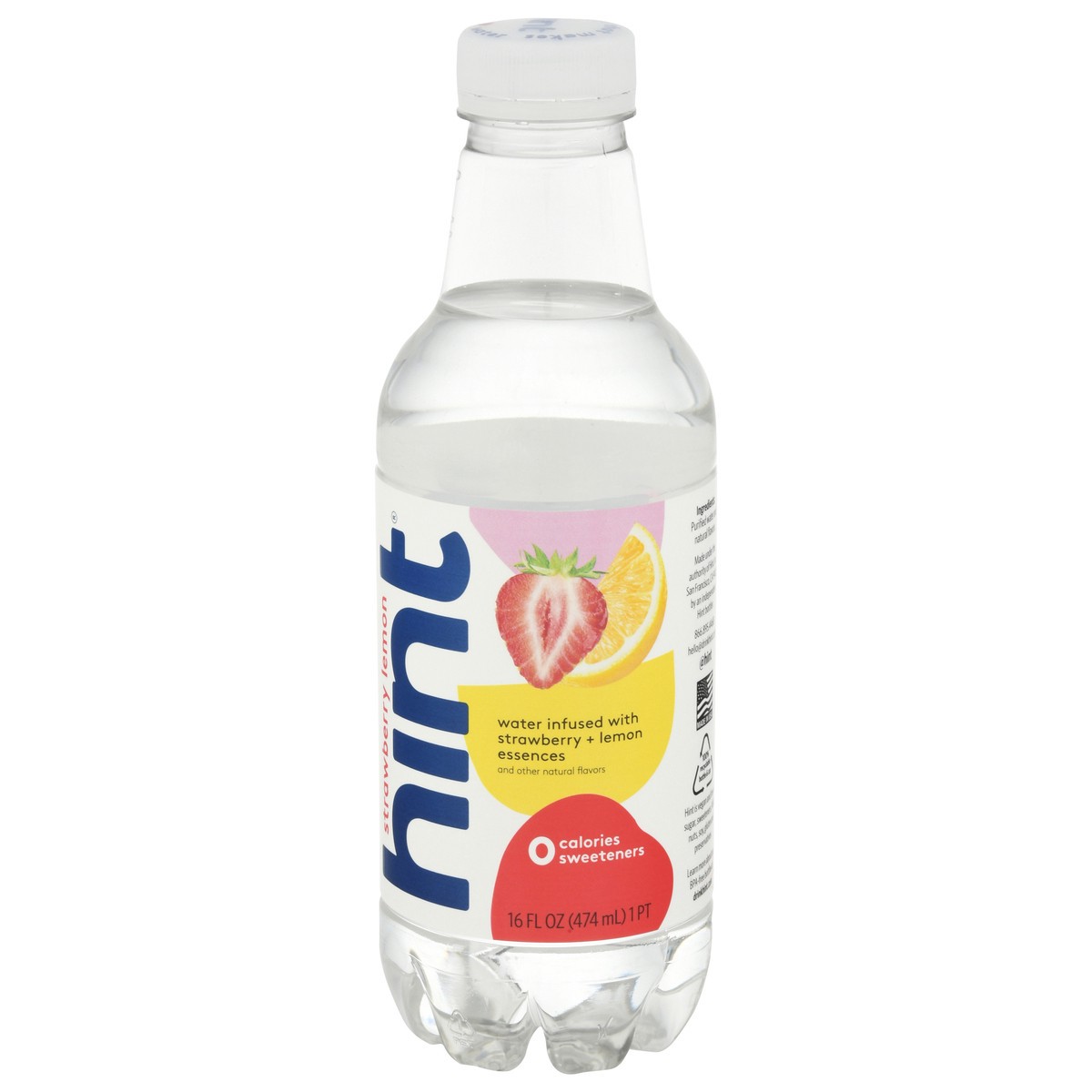 slide 5 of 9, Hint Strawberry Lemon Water - 16 fl oz, 16 fl oz