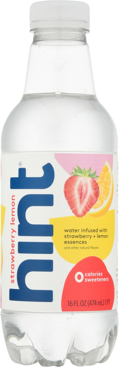 slide 9 of 9, Hint Strawberry Lemon Water - 16 fl oz, 16 fl oz