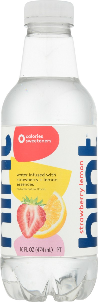 slide 7 of 9, Hint Strawberry Lemon Water - 16 fl oz, 16 fl oz