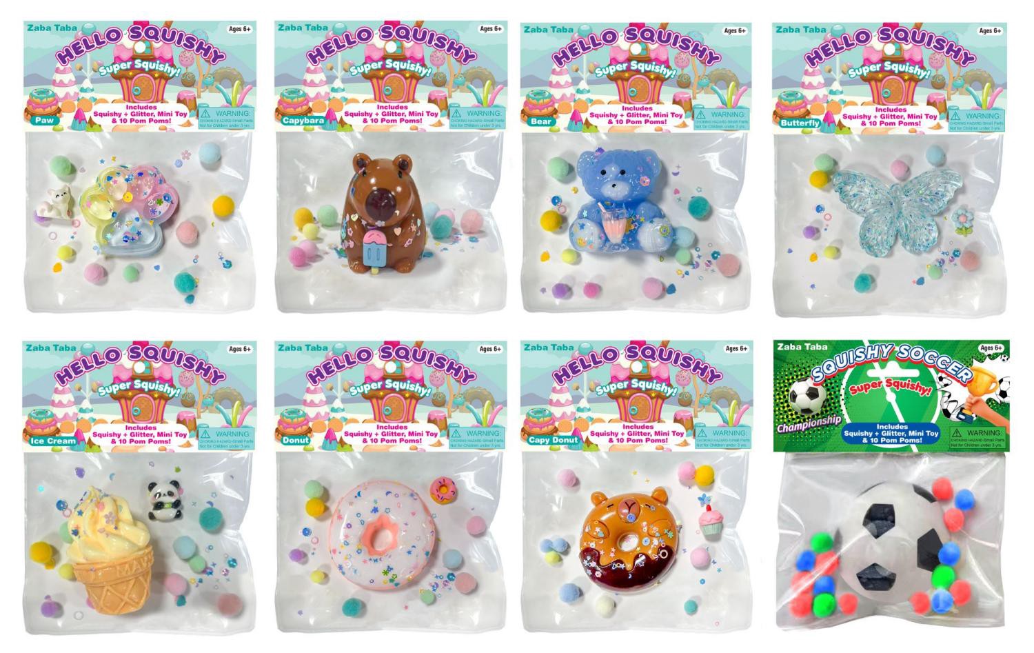slide 1 of 1, Squishy Sports Balls, 1 ct