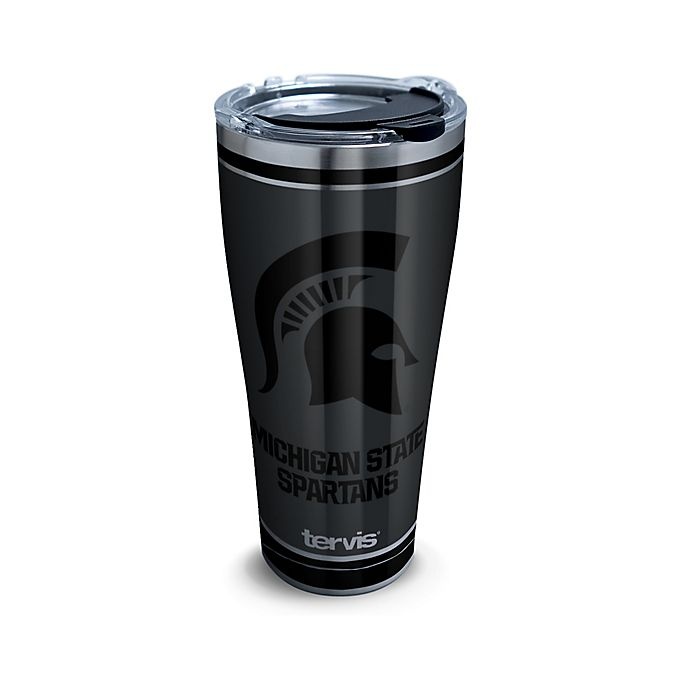 slide 1 of 1, NCAA Tervis Michigan State University Blackout Stainless Steel Tumbler with Lid, 30 oz