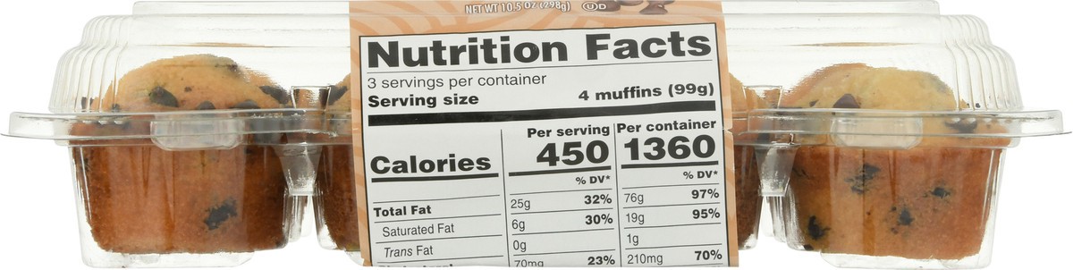 slide 9 of 9, Chocolate Chip Mini Muffin, 1 ct