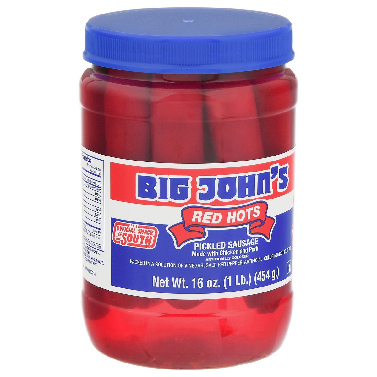 slide 8 of 11, Big John's Red Hots Pickled Sausage 16 oz, 16 oz