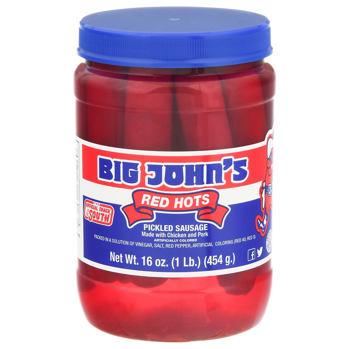 slide 6 of 11, Big John's Red Hots Pickled Sausage 16 oz, 16 oz