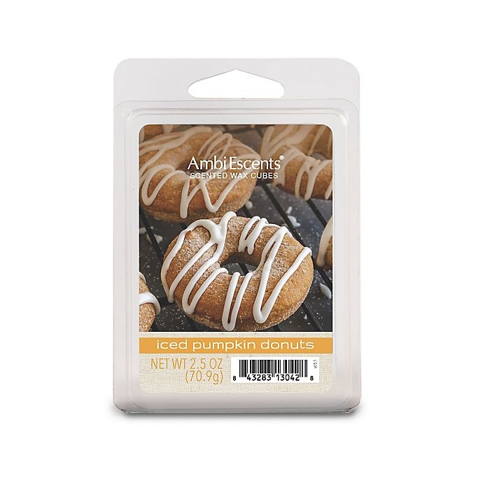 slide 1 of 1, AmbiEscents Iced Pumpkin Donuts Scented Wax Cubes, 6 ct