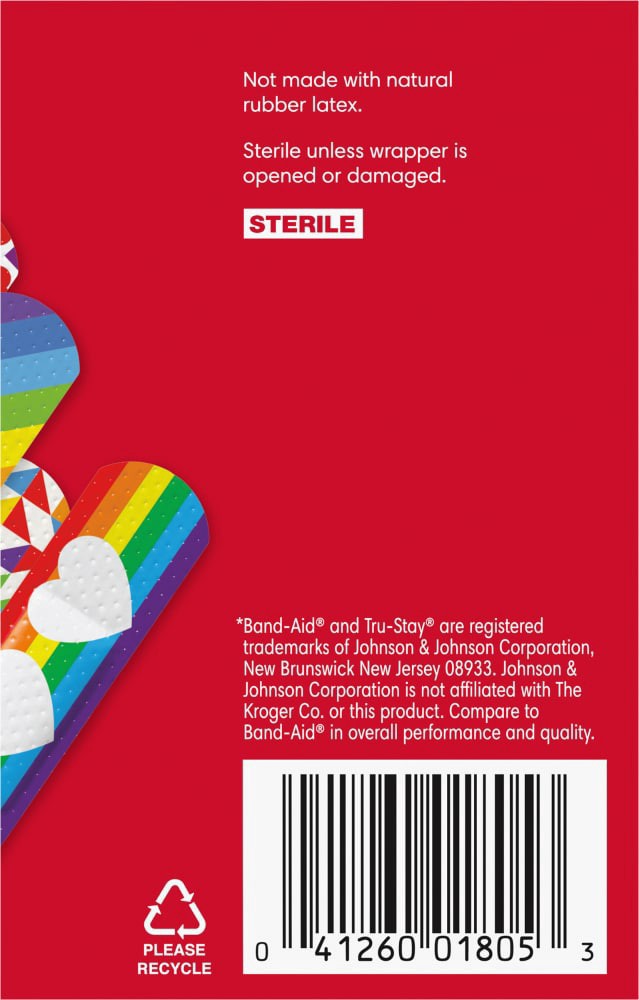 slide 2 of 6, Kroger Rainbow Variety Pack Bandage, 80 ct