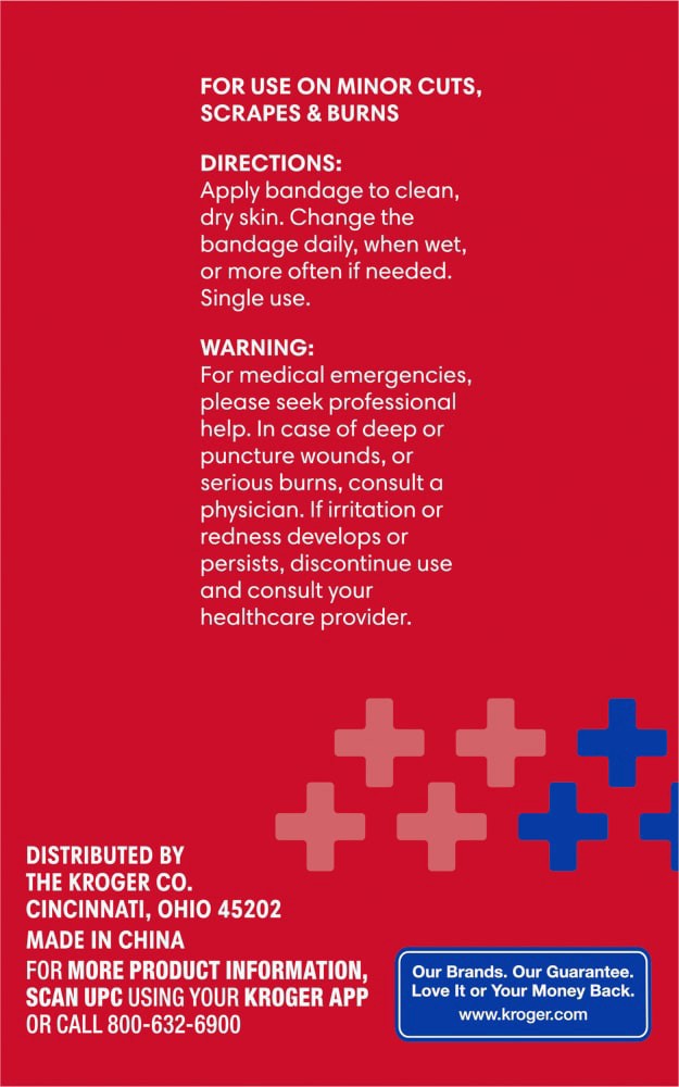 slide 3 of 6, Kroger Rainbow Variety Pack Bandage, 80 ct