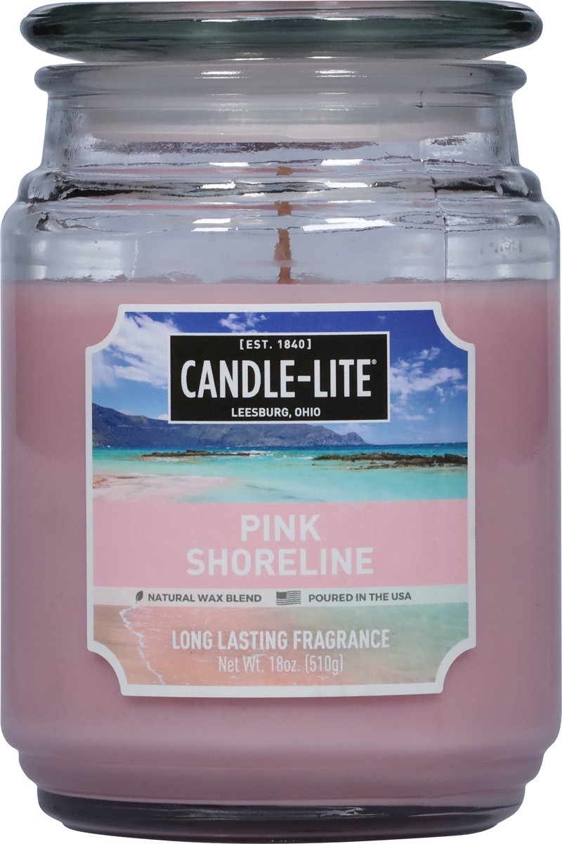 slide 3 of 9, Candle-Lite Candle Lite Pink Shoreline Candle 18 Ounces, 1 ct