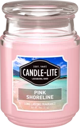 Candle-Lite Pink Shoreline Jar Candle