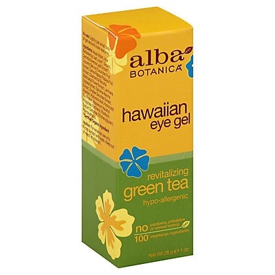 slide 1 of 3, Alba Botanica Hawaiian Eye Gel, Green Tea, 1 oz