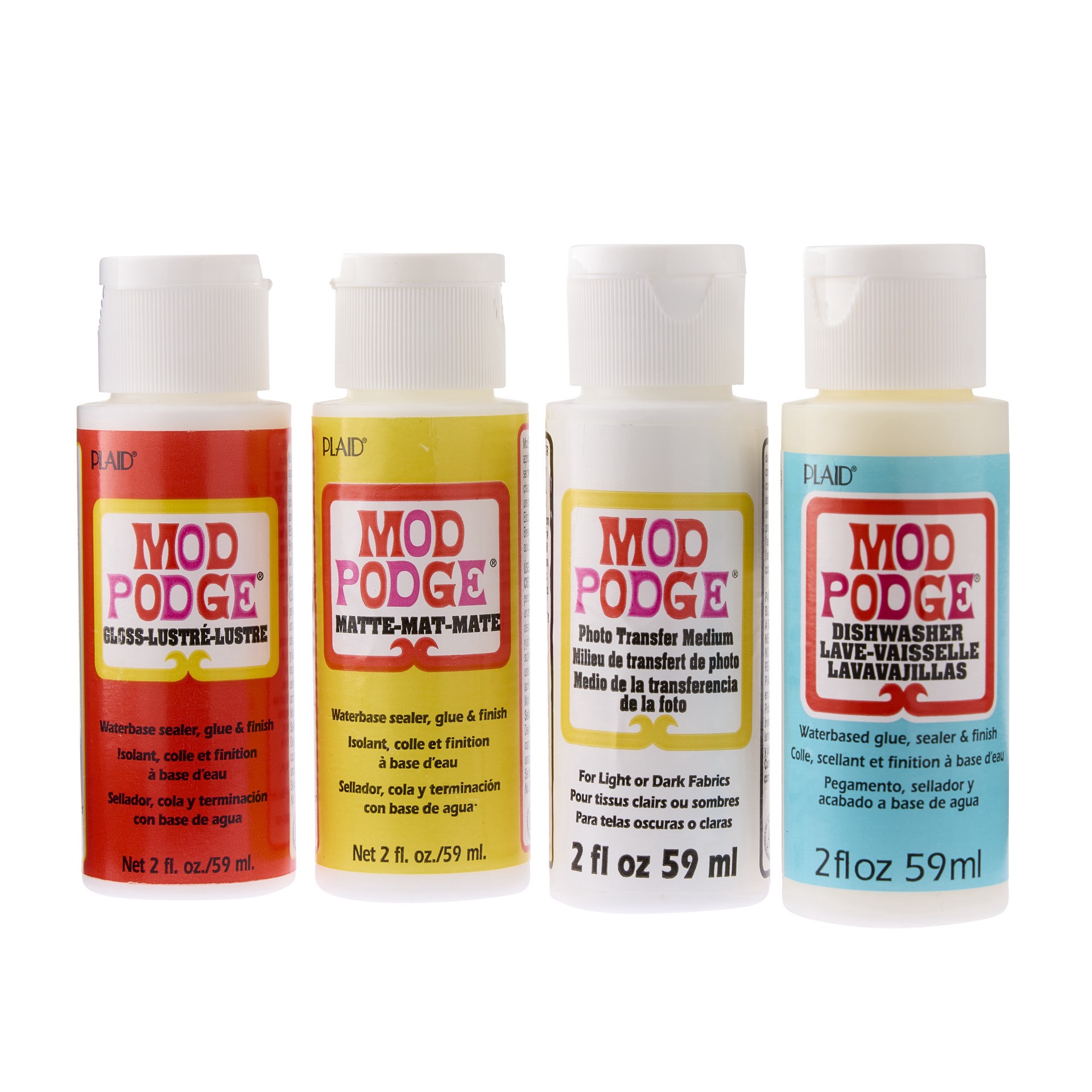 slide 6 of 10, Mod Podge Adhesive Starter Pack, 2 fl oz