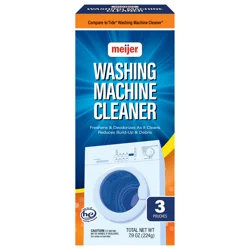 Meijer Washing Machine Cleaner, 3 Count