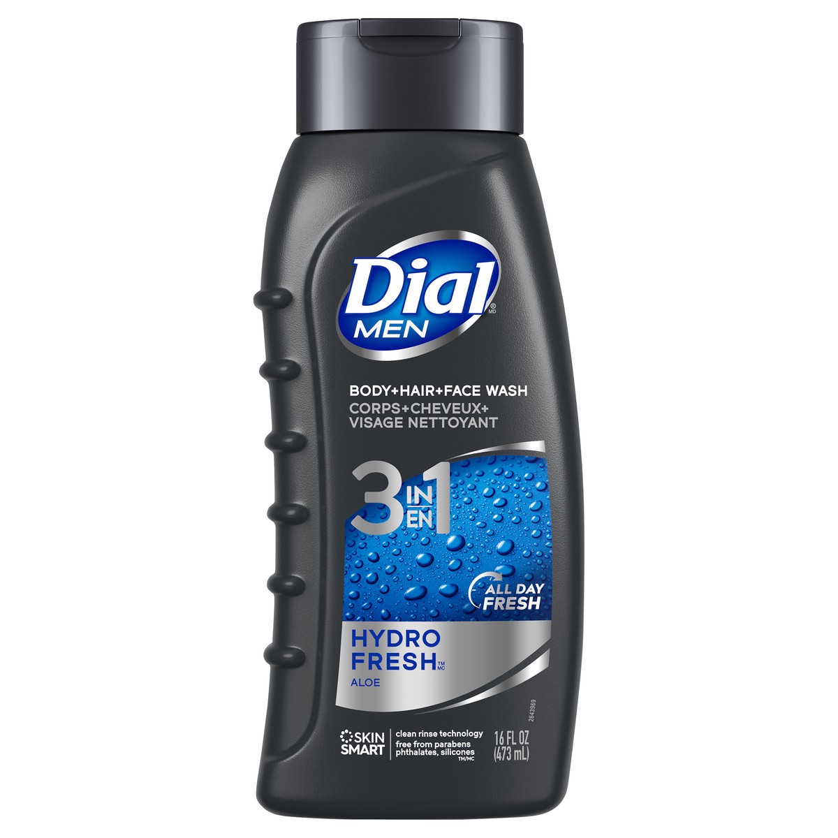 slide 4 of 7, Dial For Men Hydrofresh Advanced Hydration Hair + Body Wash, 16 fl oz