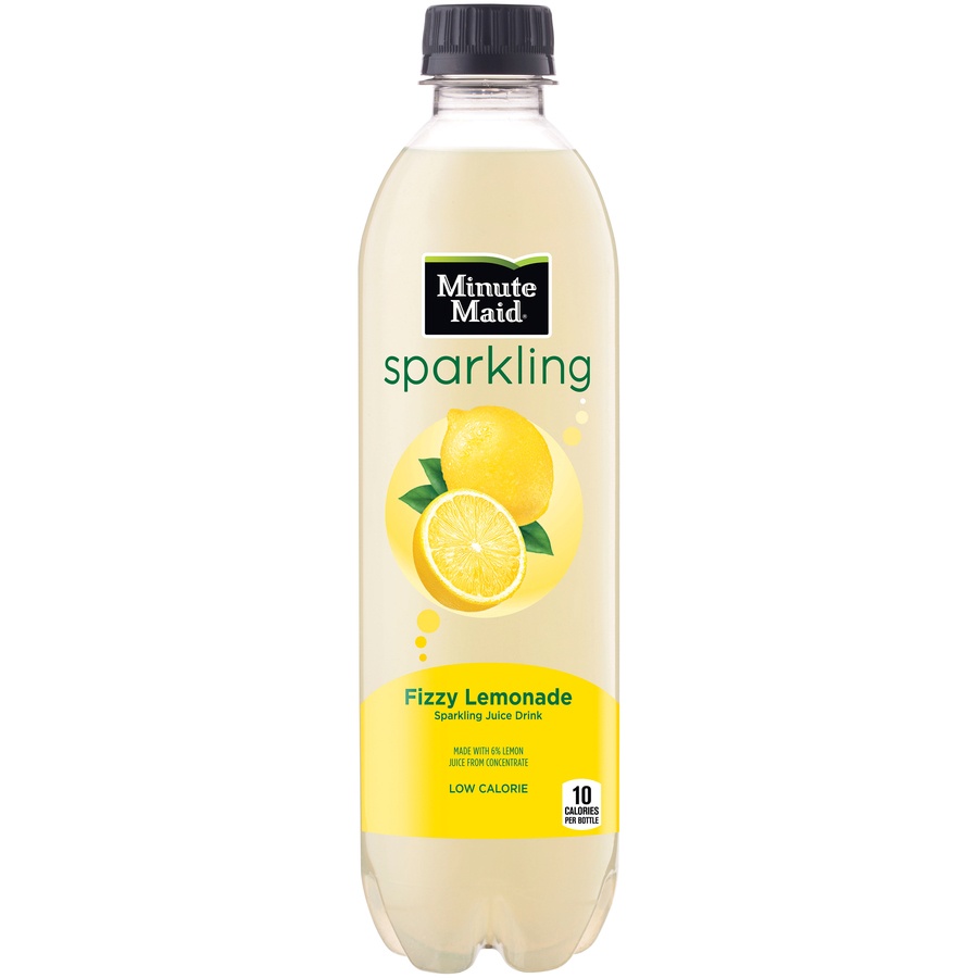 slide 2 of 7, Minute Maid Sparkling Fizzy Lemonade, 16.9 fl oz