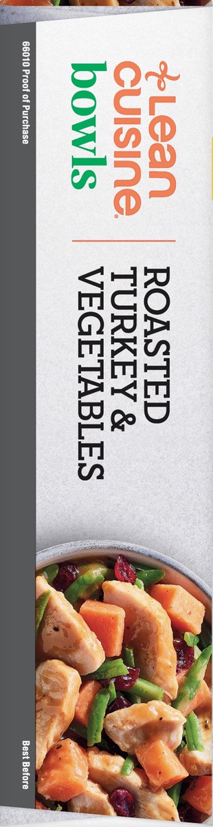 slide 6 of 8, Lean Cuisine Frozen Meal Roasted Turkey and Vegetables, Balance Bowls Microwave Meal, Frozen Turkey Dinner with Veggies, Frozen Dinner for One, 10 oz