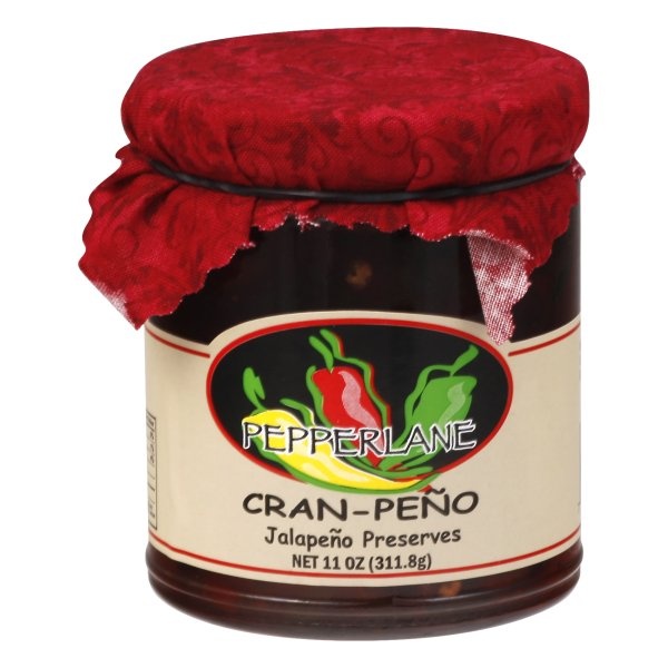 slide 1 of 1, Pepperlane Preserves Cran-Peño Preserves, 11 oz