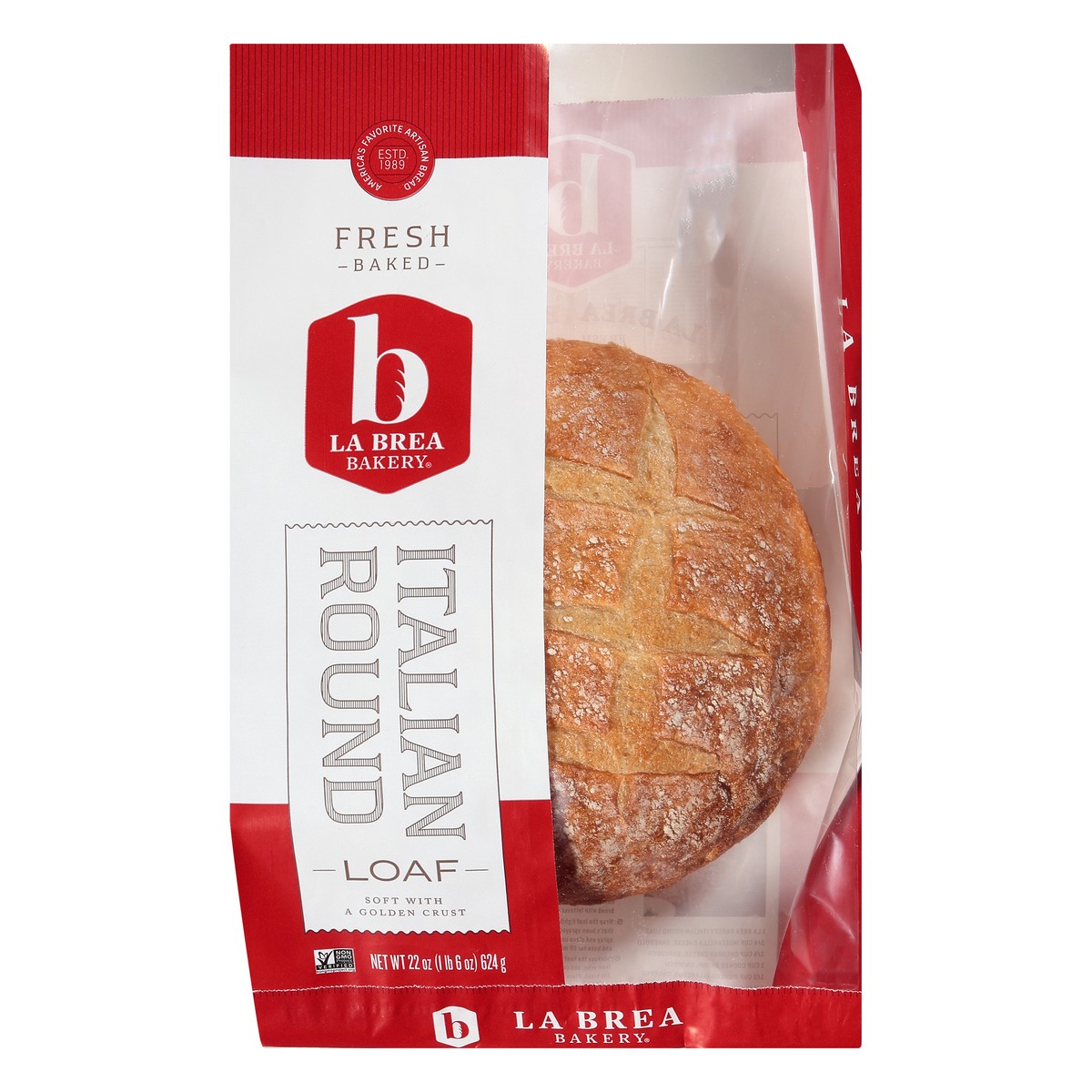 slide 1 of 1, La Brea Bakery Italian Boule Round, 22 oz